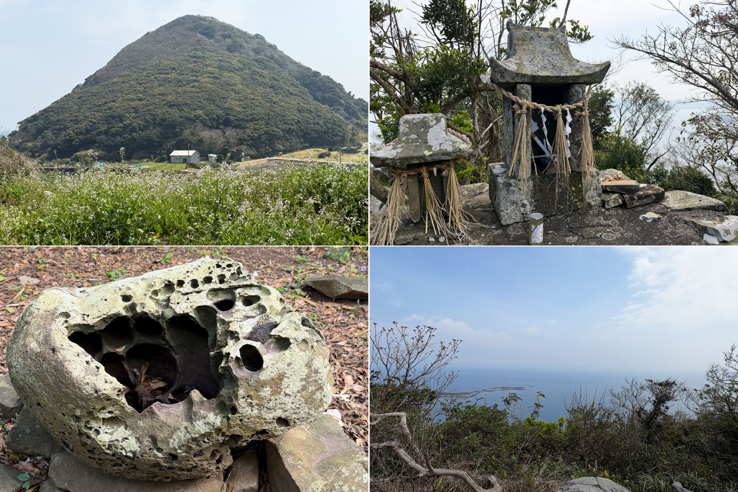 度島 飯盛山（丸島）の山容