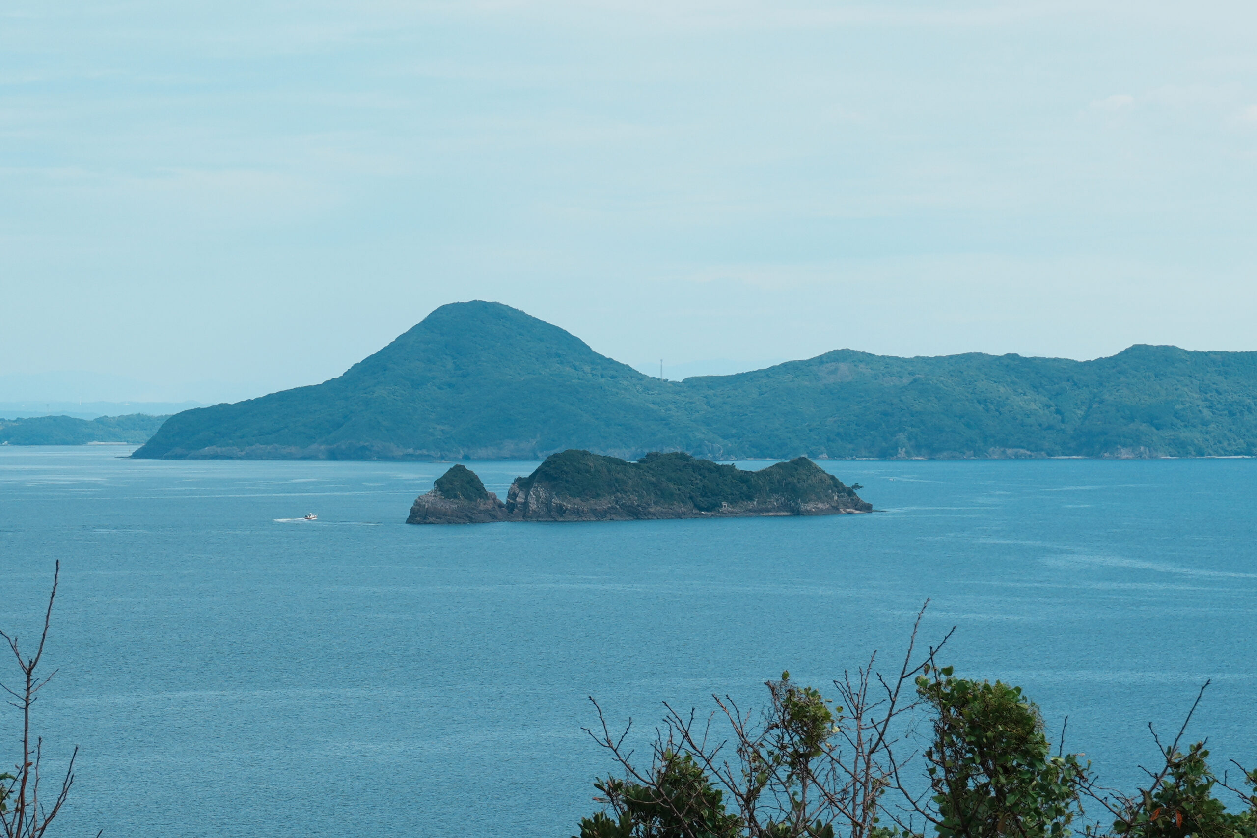 黒瀬ノ辻から見る中江ノ島
